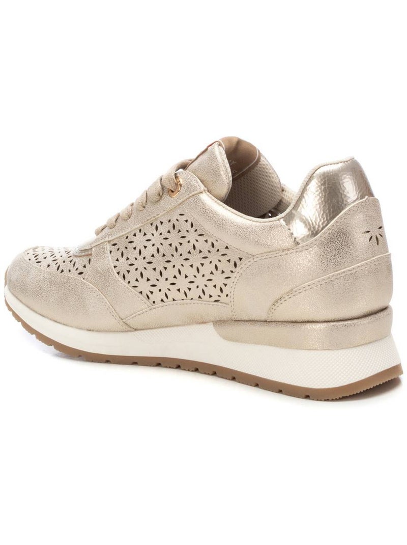 Baskets femme à lacets Gold - Kiabi