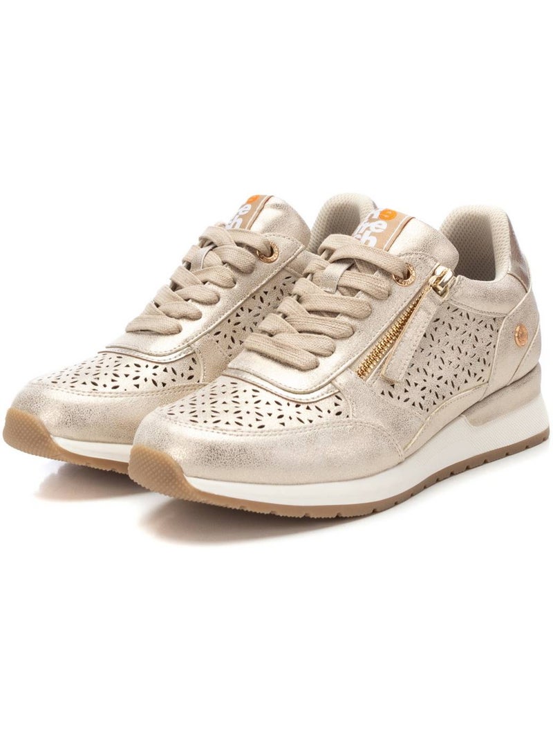 Baskets femme à lacets Gold - Kiabi