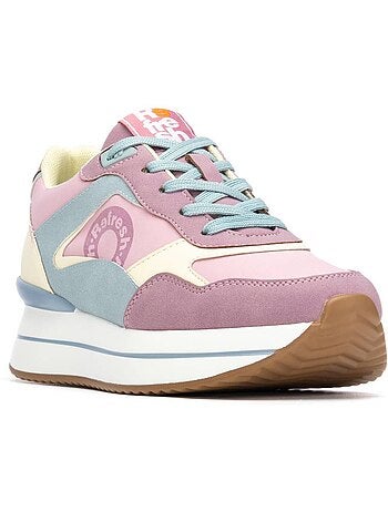 Baskets femme à lacets