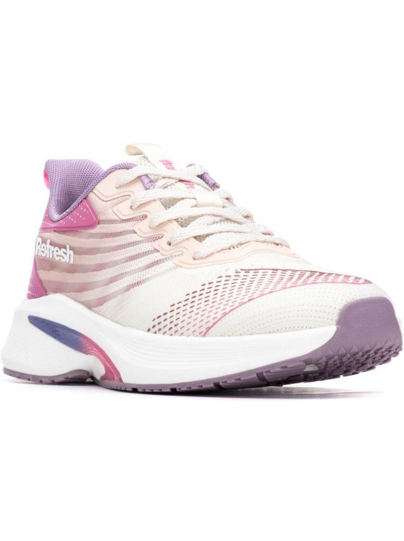 Baskets femme à lacets Mauve lilas - Kiabi