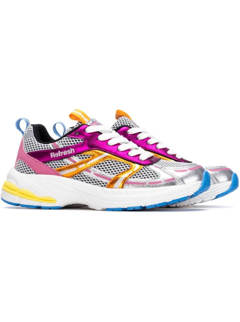 Baskets femme à lacets Mauve lilas - Kiabi