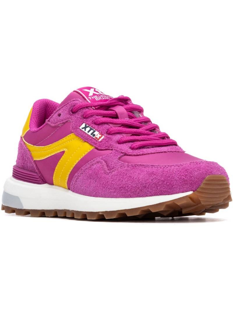 Baskets femme à lacets Mauve lilas - Kiabi