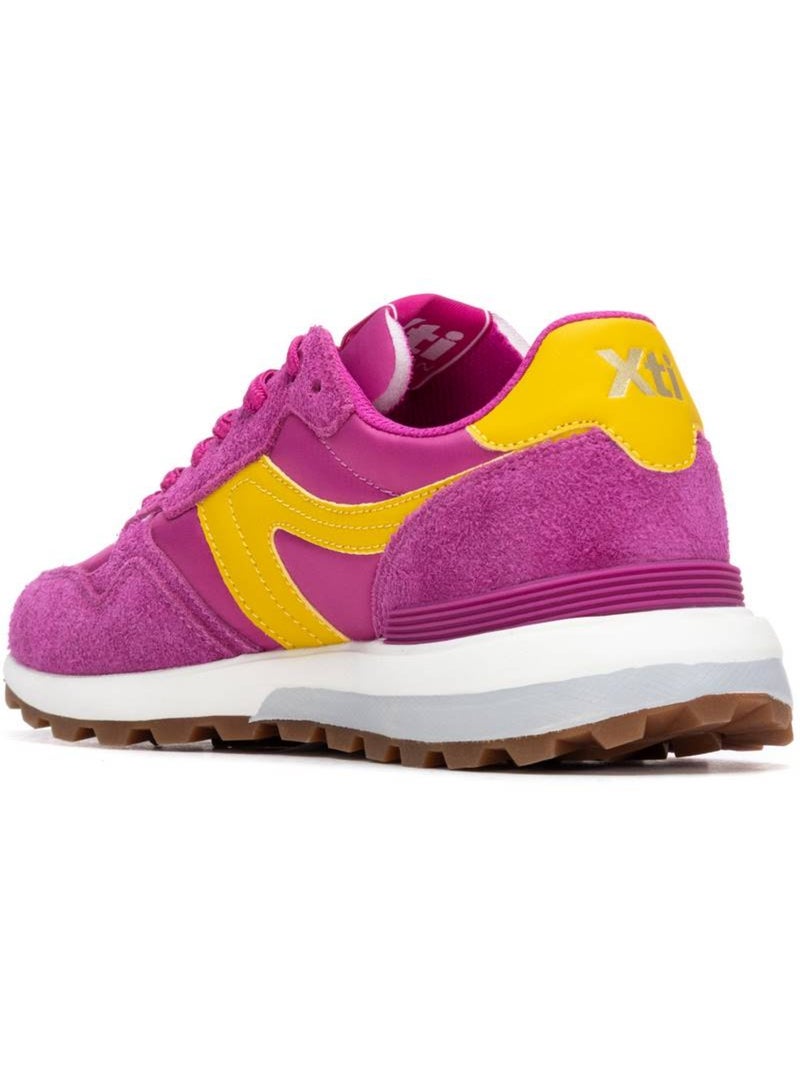 Baskets femme à lacets Mauve lilas - Kiabi