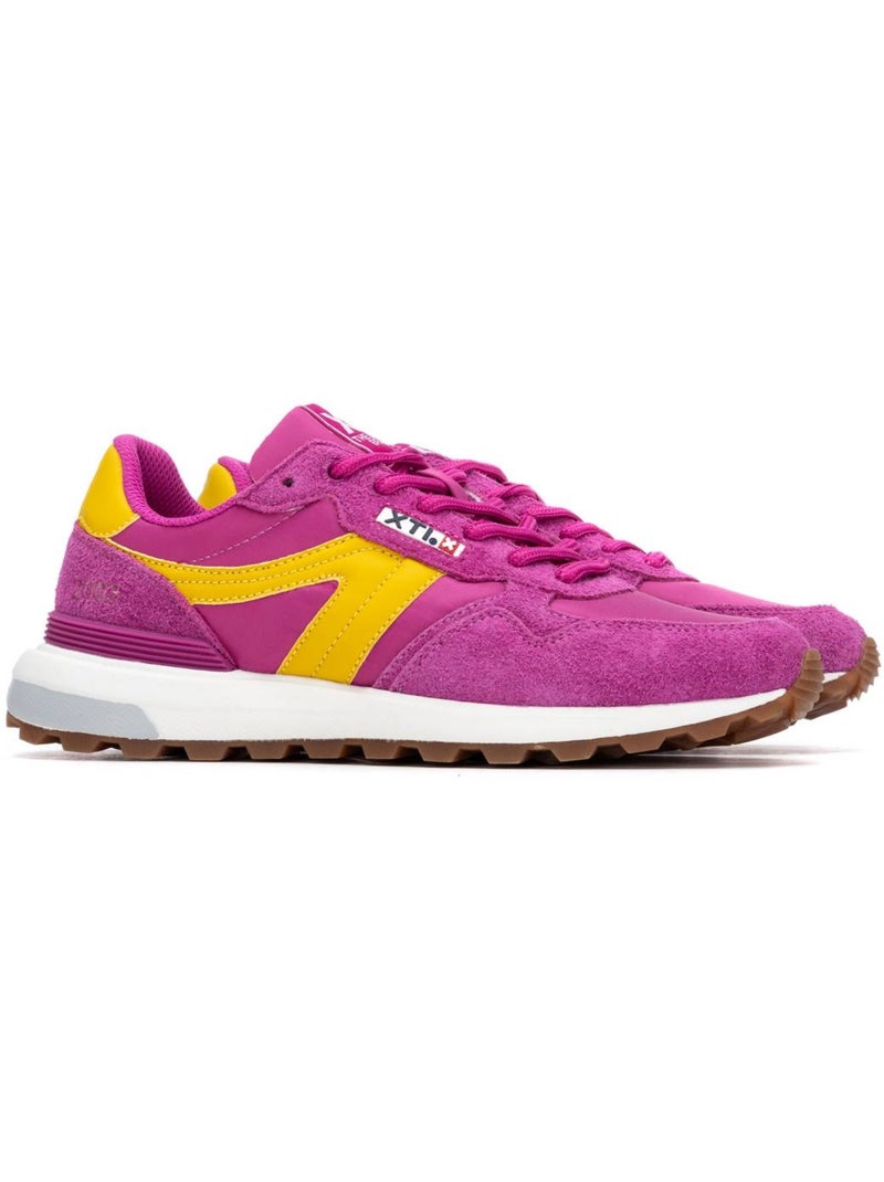 Baskets femme à lacets Mauve lilas - Kiabi