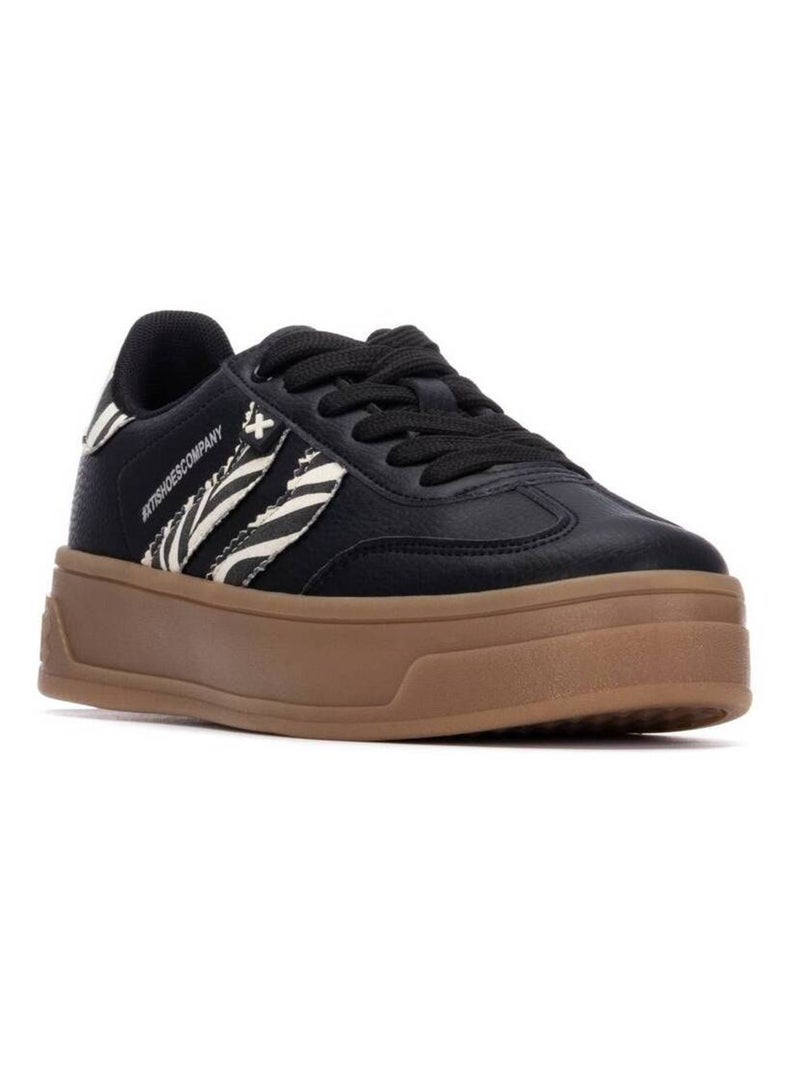 Baskets femme à lacets Multicolore - Kiabi