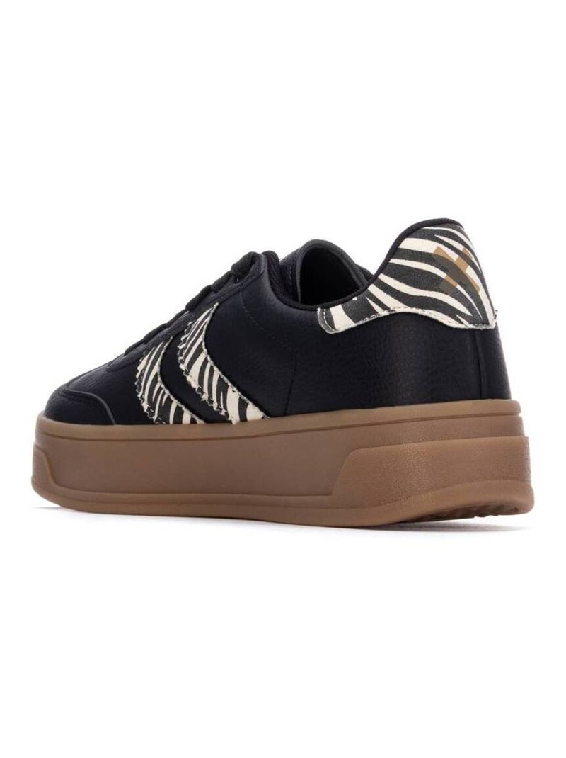Baskets femme à lacets Multicolore - Kiabi