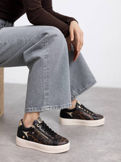 Baskets femme à lacets - Kiabi