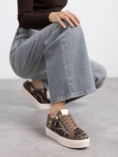 Baskets femme à lacets - Kiabi