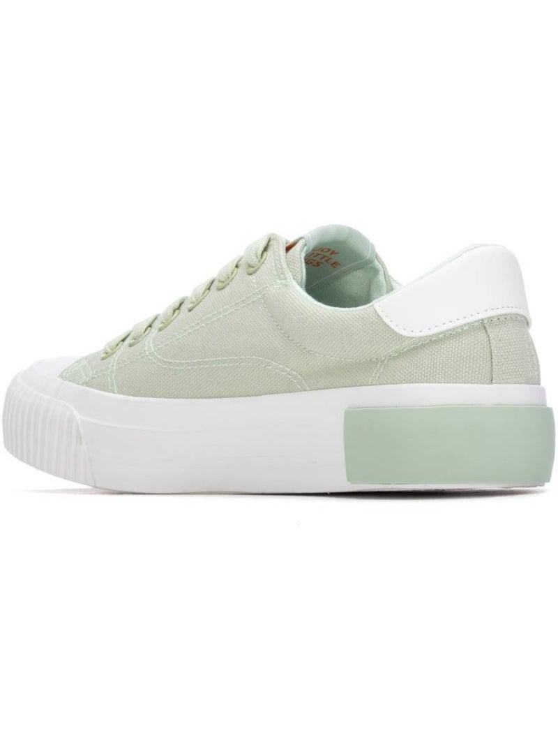 Baskets femme à lacets Vert - Kiabi