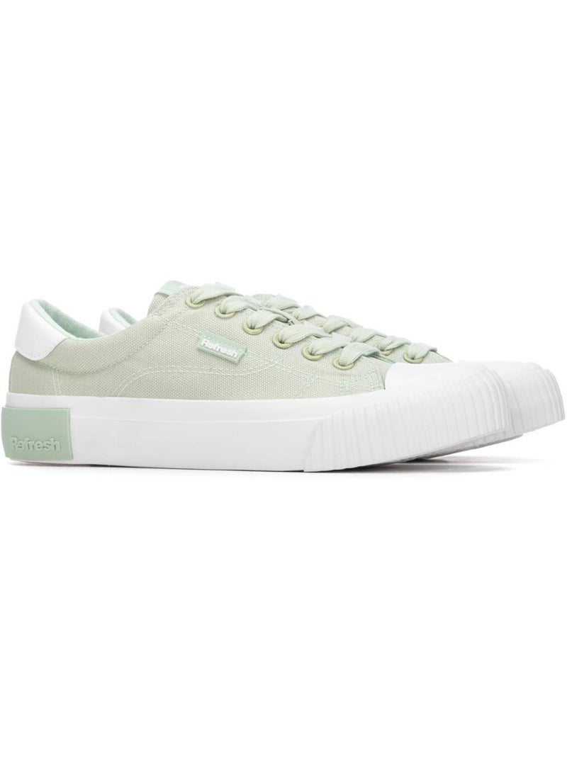 Baskets femme à lacets Vert - Kiabi