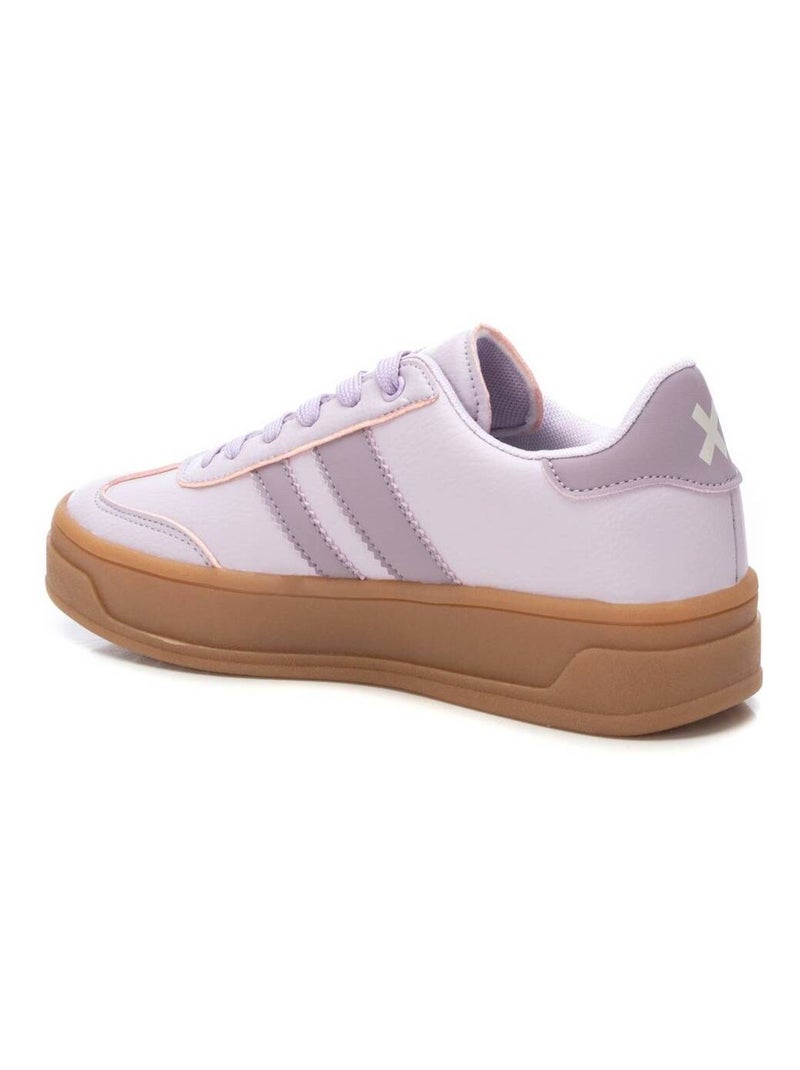 Baskets femme à lacets Violet - Kiabi
