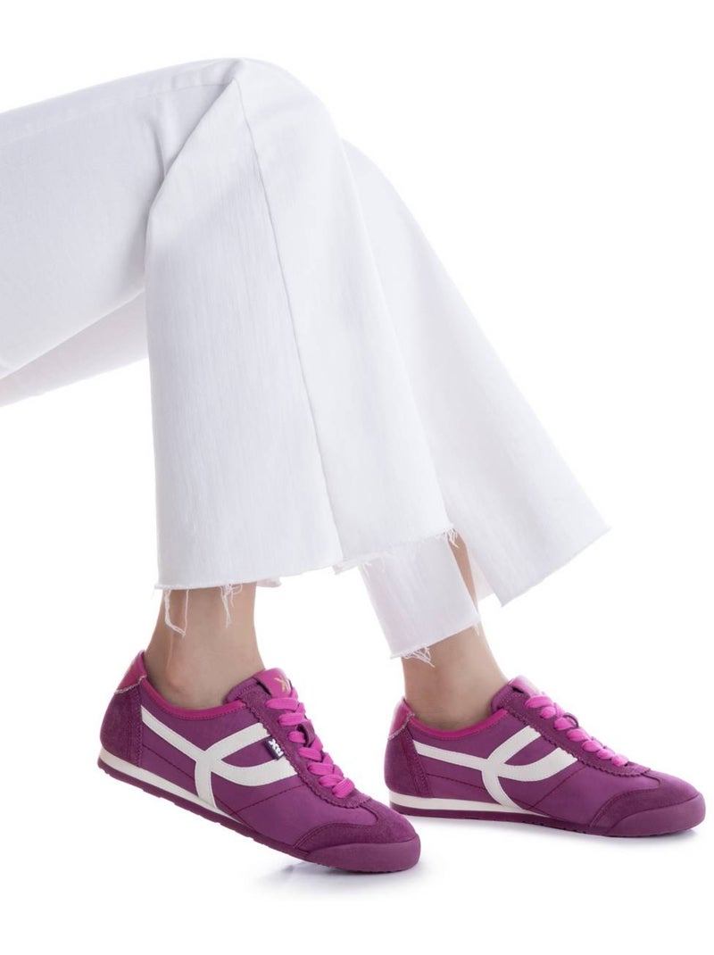 Baskets femme à lacets Violet - Kiabi