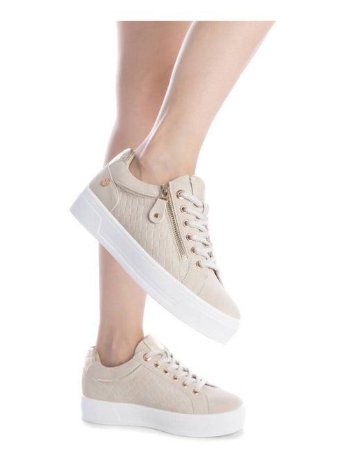 Baskets femme avec lacets et fermeture éclair - Kiabi