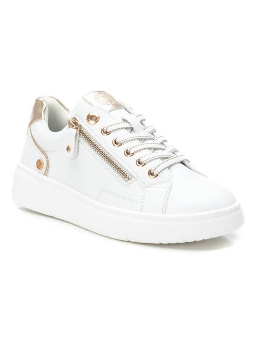 Baskets femme avec lacets et fermeture éclair - Kiabi