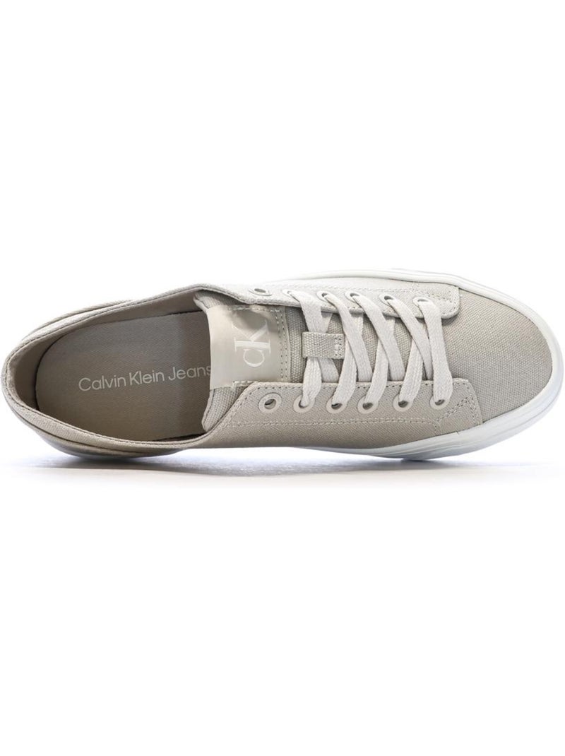 Baskets Femme Calvin Klein Jeans Beige - Kiabi