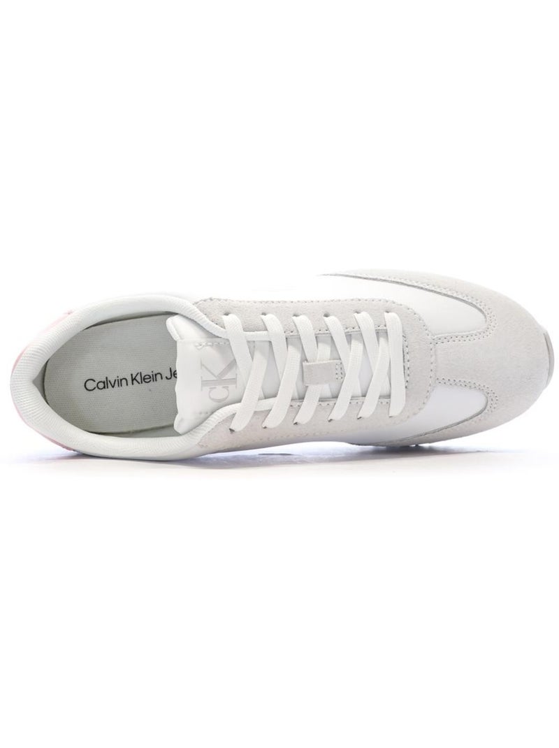 Baskets Femme Calvin Klein Jeans Blanc - Kiabi