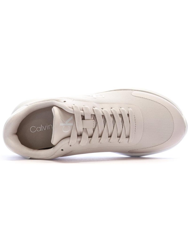 Baskets Femme Calvin Klein Jeans Gris Argenté - Kiabi