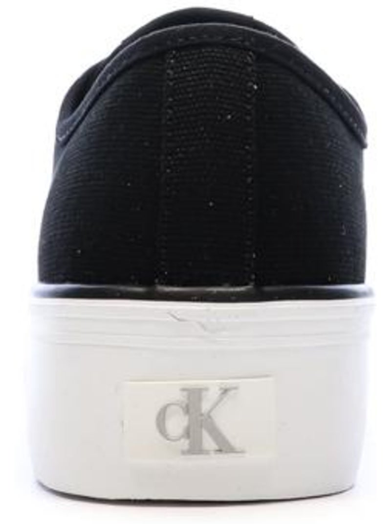 Baskets Femme Calvin Klein Jeans Noir - Kiabi
