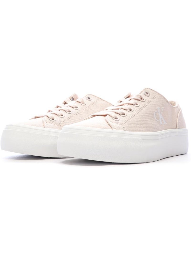 Baskets Femme Calvin Klein Jeans Rose - Kiabi