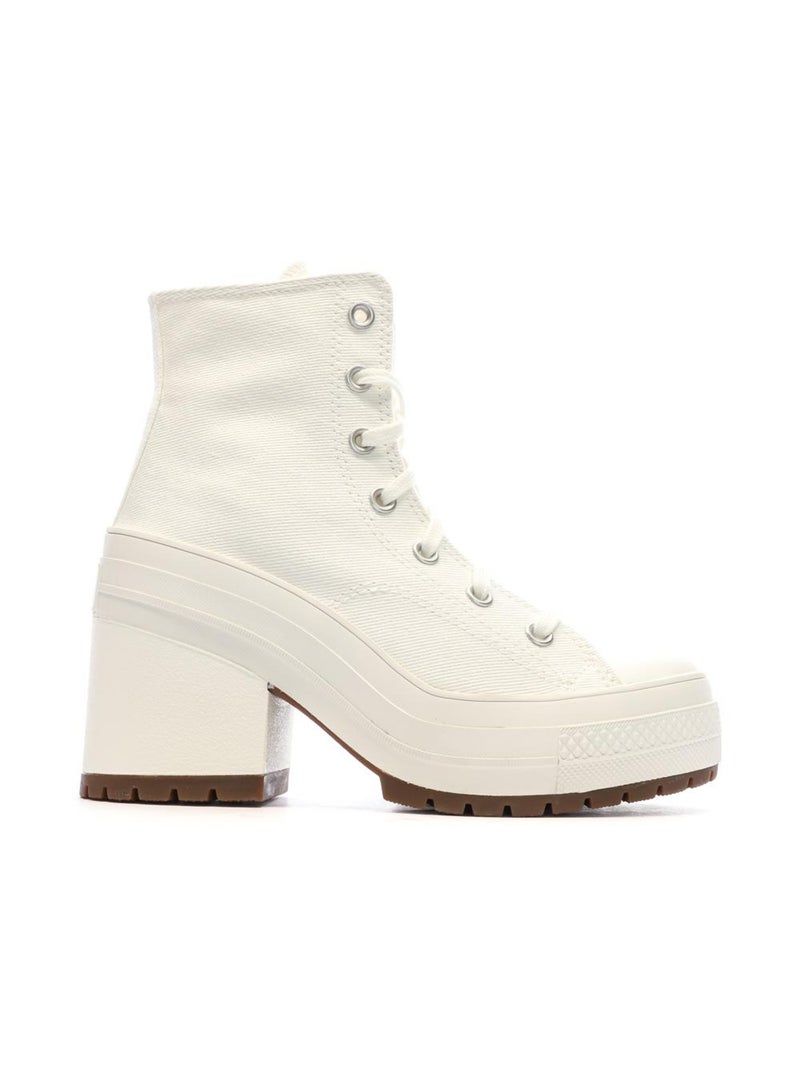 Baskets  Femme Converse Chuck 70 De Luxe A05348C Blanc - Kiabi
