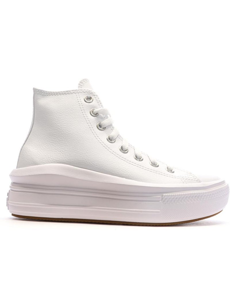 Baskets  Femme Converse Chuck Taylor All Star Move Blanc - Kiabi