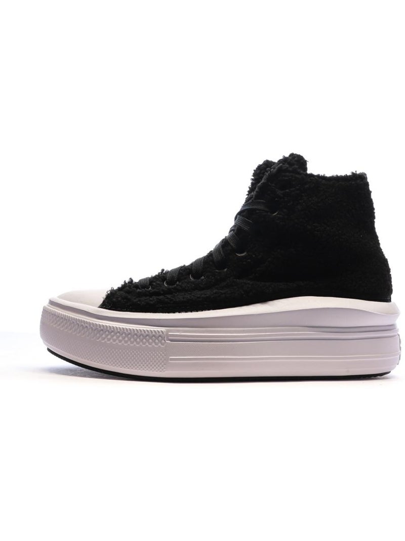 Baskets  Femme Converse Chuck Taylor All Star Move Noir - Kiabi