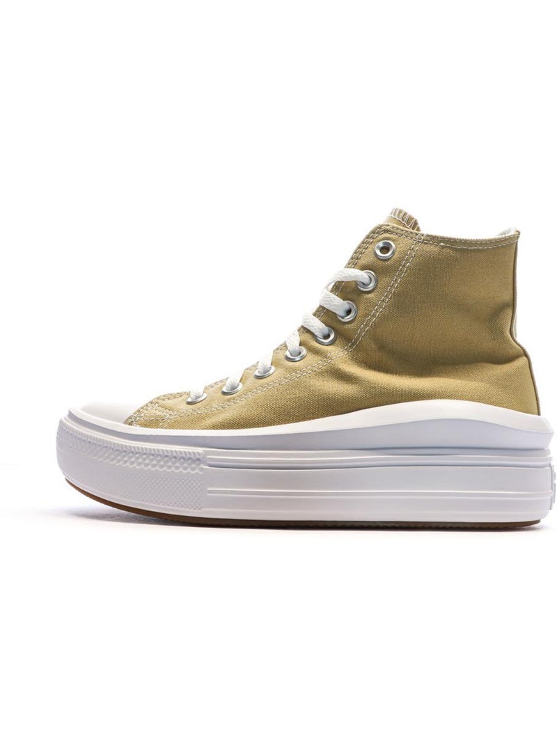 Baskets Femme Converse Jaune - Kiabi
