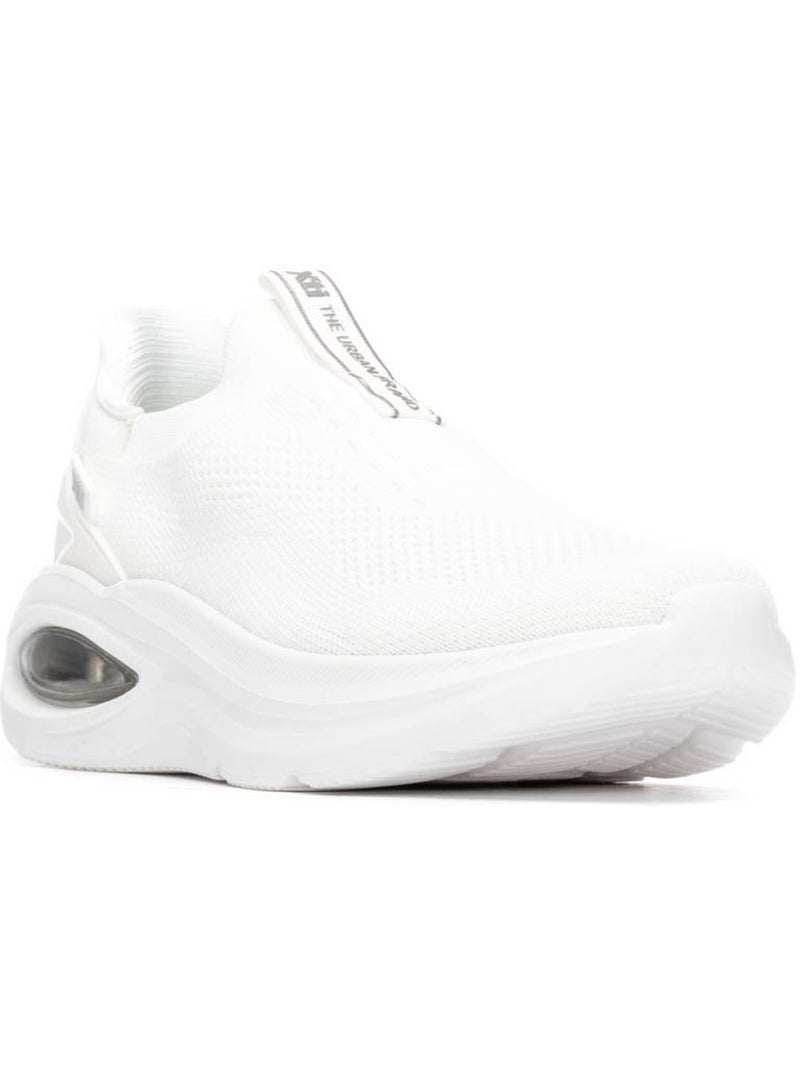 Baskets femme élastiques Blanc - Kiabi