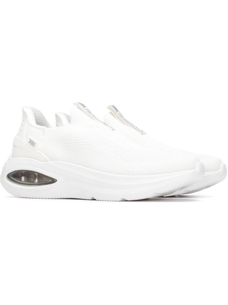 Baskets femme élastiques Blanc - Kiabi