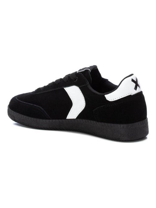 Baskets femme en daim à lacets - Kiabi