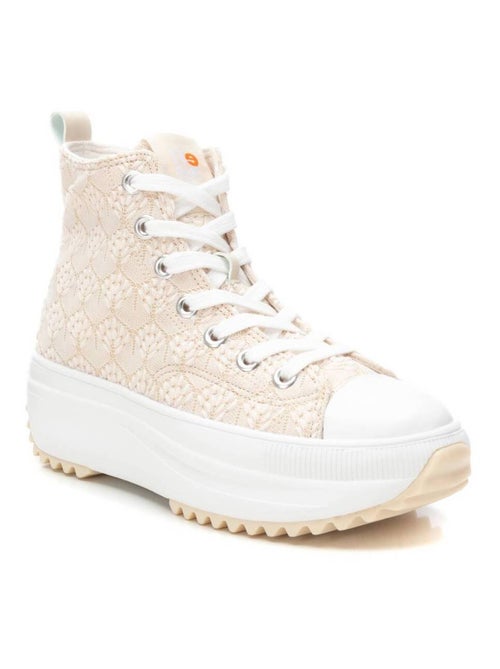 Baskets femme en toile à fermeture éclair - Kiabi