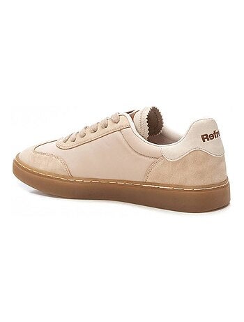 Baskets femme en toile à lacets