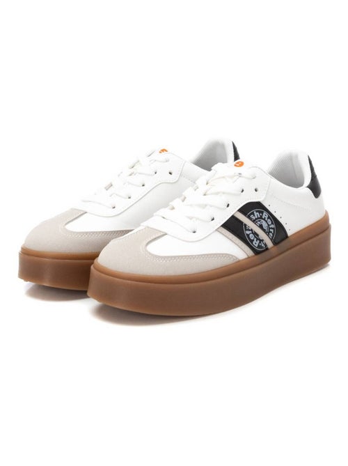 Baskets femme en toile à lacets - Kiabi