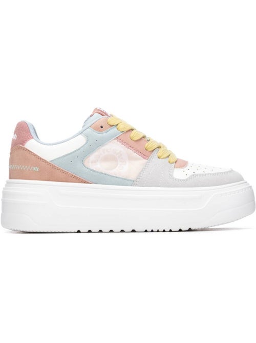 Baskets femme en toile à lacets - Kiabi