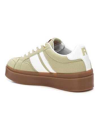 Baskets femme en toile à lacets