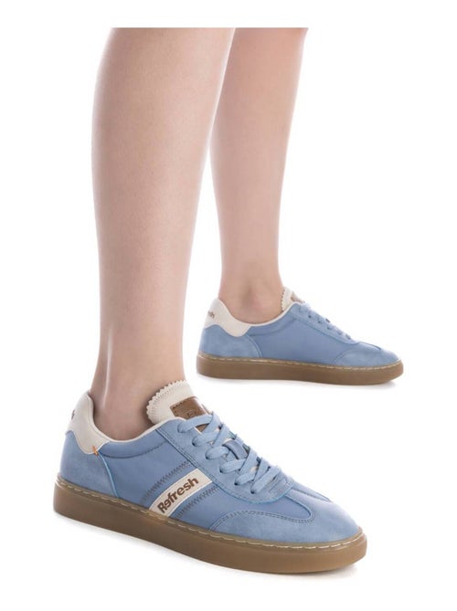 Baskets femme en toile à lacets - Kiabi