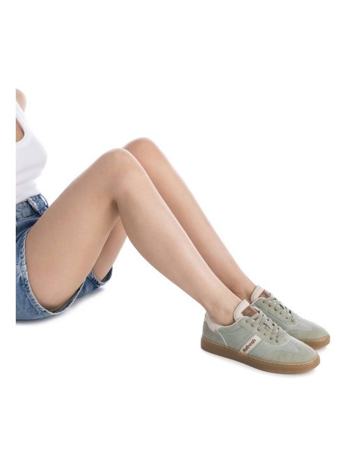 Baskets femme en toile à lacets - Kiabi