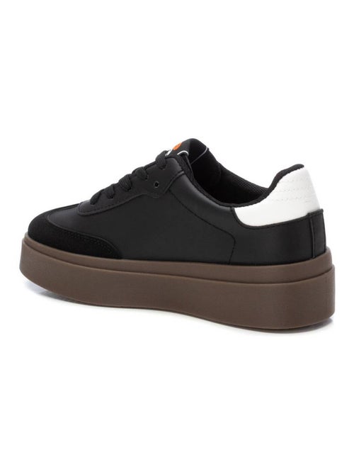 Baskets femme en toile à lacets - Kiabi