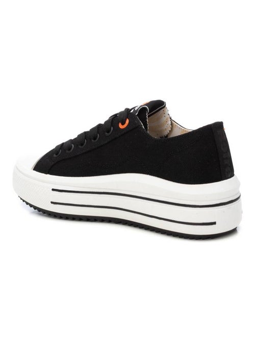 Baskets femme en toile à lacets - Kiabi