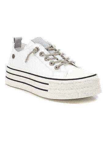 Baskets femme en toile