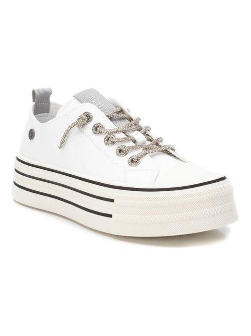 Baskets femme en toile - Kiabi