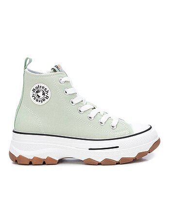 Baskets femme en toile