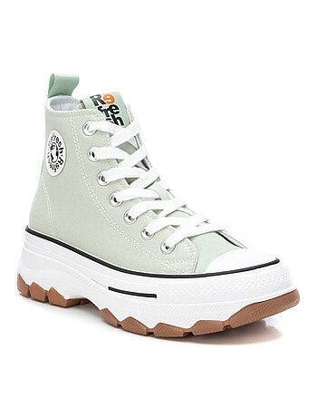 Baskets femme en toile