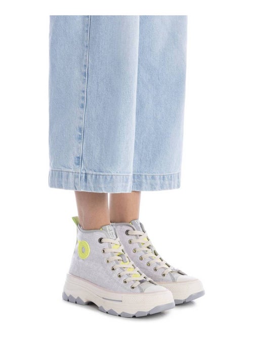 Baskets femme en toile - Kiabi