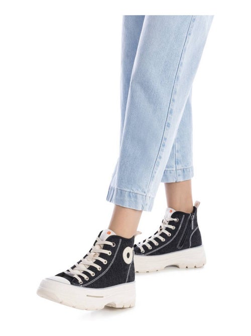 Baskets femme en toile - Kiabi