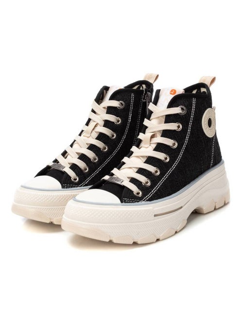 Baskets femme en toile - Kiabi