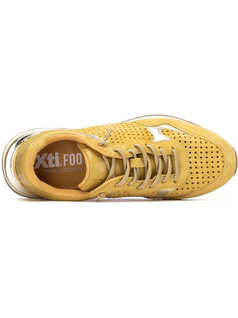 Baskets femme Jaune - Kiabi