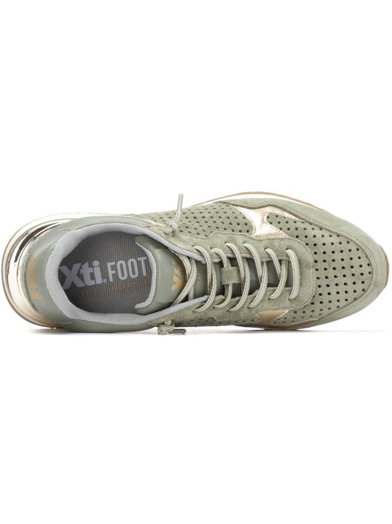 Baskets femme Kaki - Kiabi