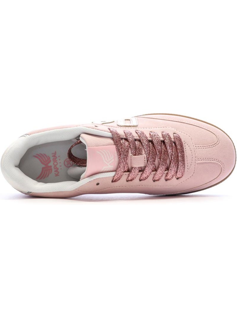 Baskets femme kaporal Rose - Kiabi