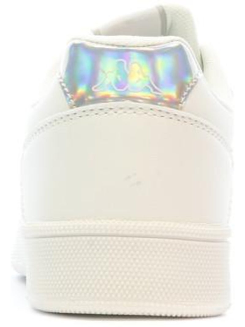 Baskets femme Kappa Ecru/Argent - Kiabi